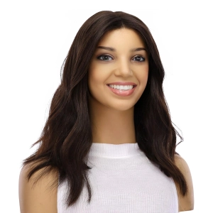 16" Divine Lace Top Wig Dark Brown