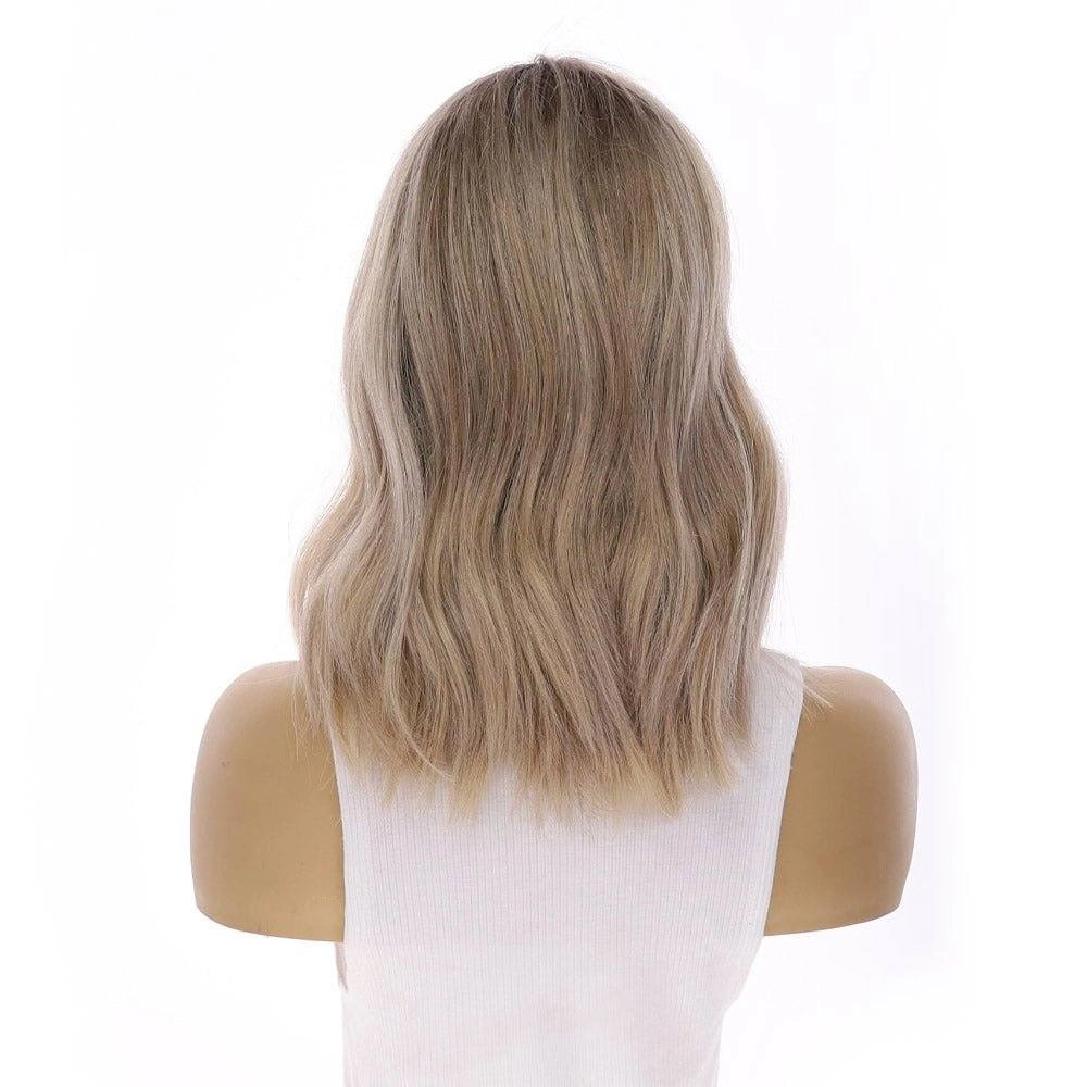 16" Divine Luxe Lace Top Wig #Light Brown w/ Custom Color