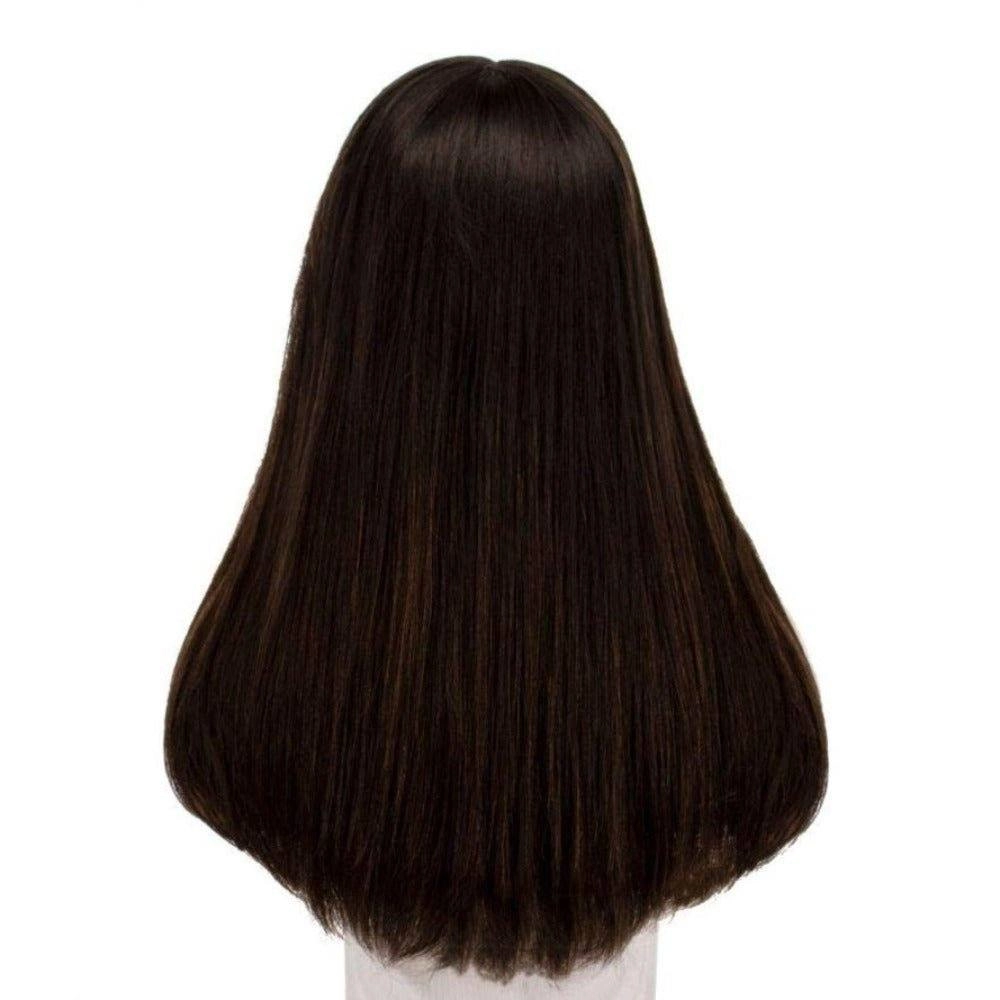 20" Divine Lace Top Wig Dark Brown Balayage