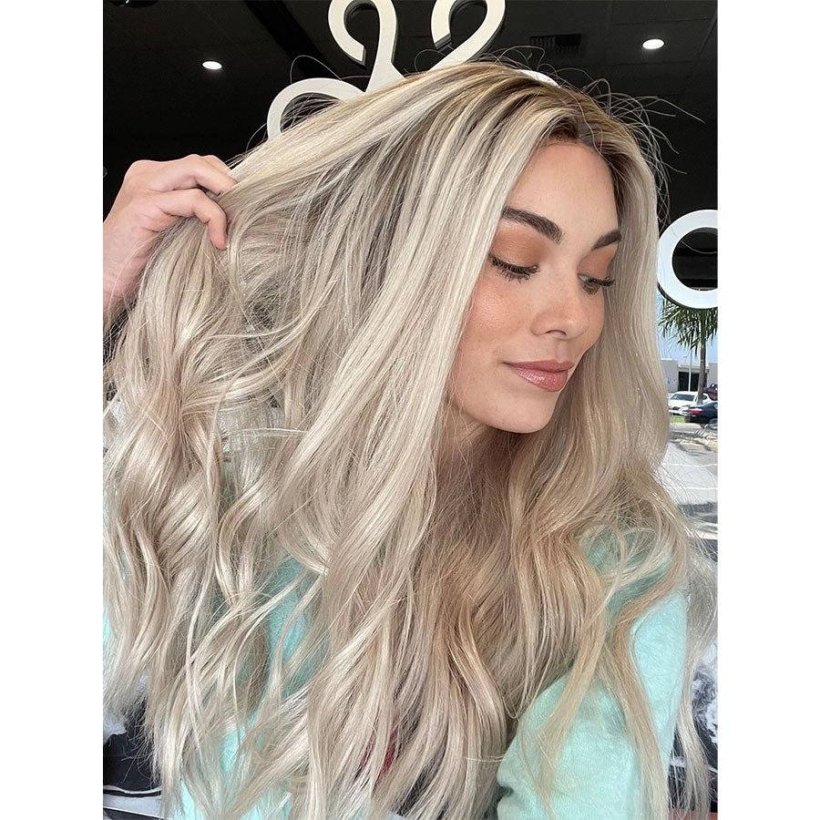 24" Divine Lace Top Wig Ice Blonde w/ Full Rooting