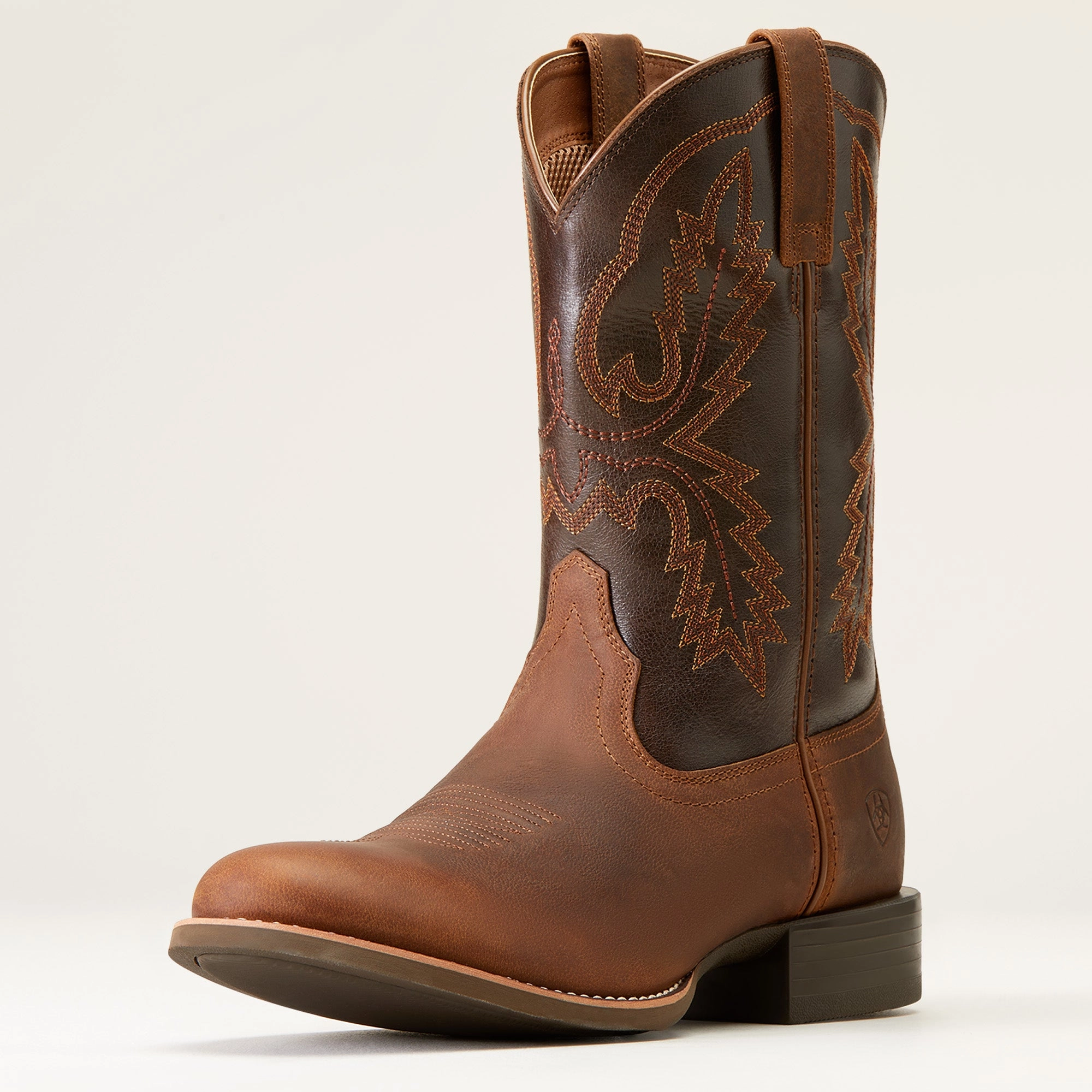 Ariat Mens 10046871 Sport Stratten Western Boots in Sorrel Crunch Brown