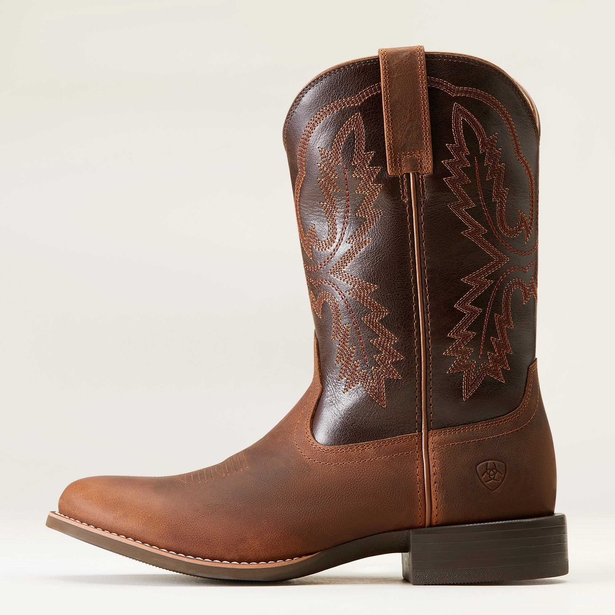 Ariat Mens 10046871 Sport Stratten Western Boots in Sorrel Crunch Brown