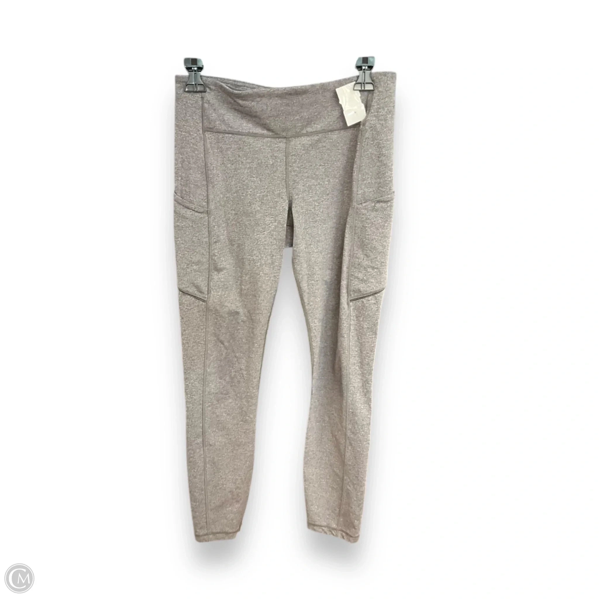 Athletic Leggings By Lululemon In Grey, Size: 8