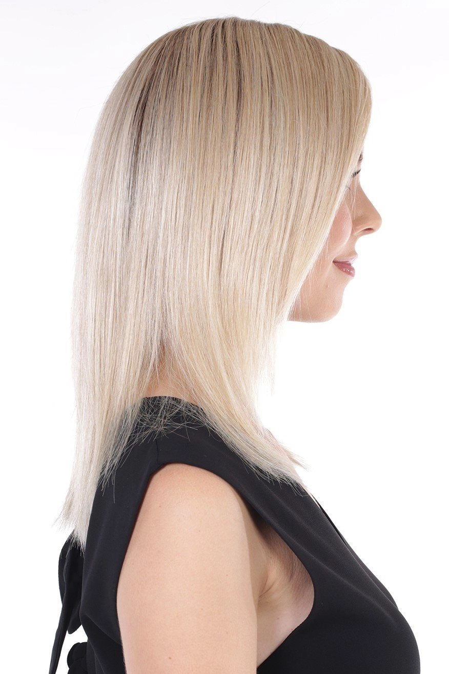 Belle Tress Toppers - Remy Human Hair Lace Front Mono Top 14" (#1000)