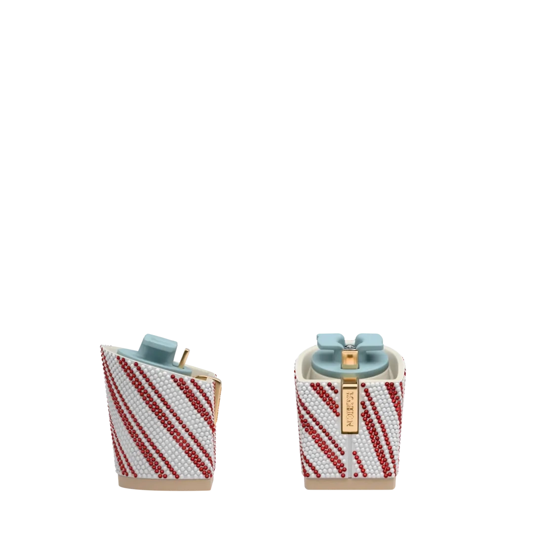 Block Heel Kit 3 Candy Cane Rhinestone