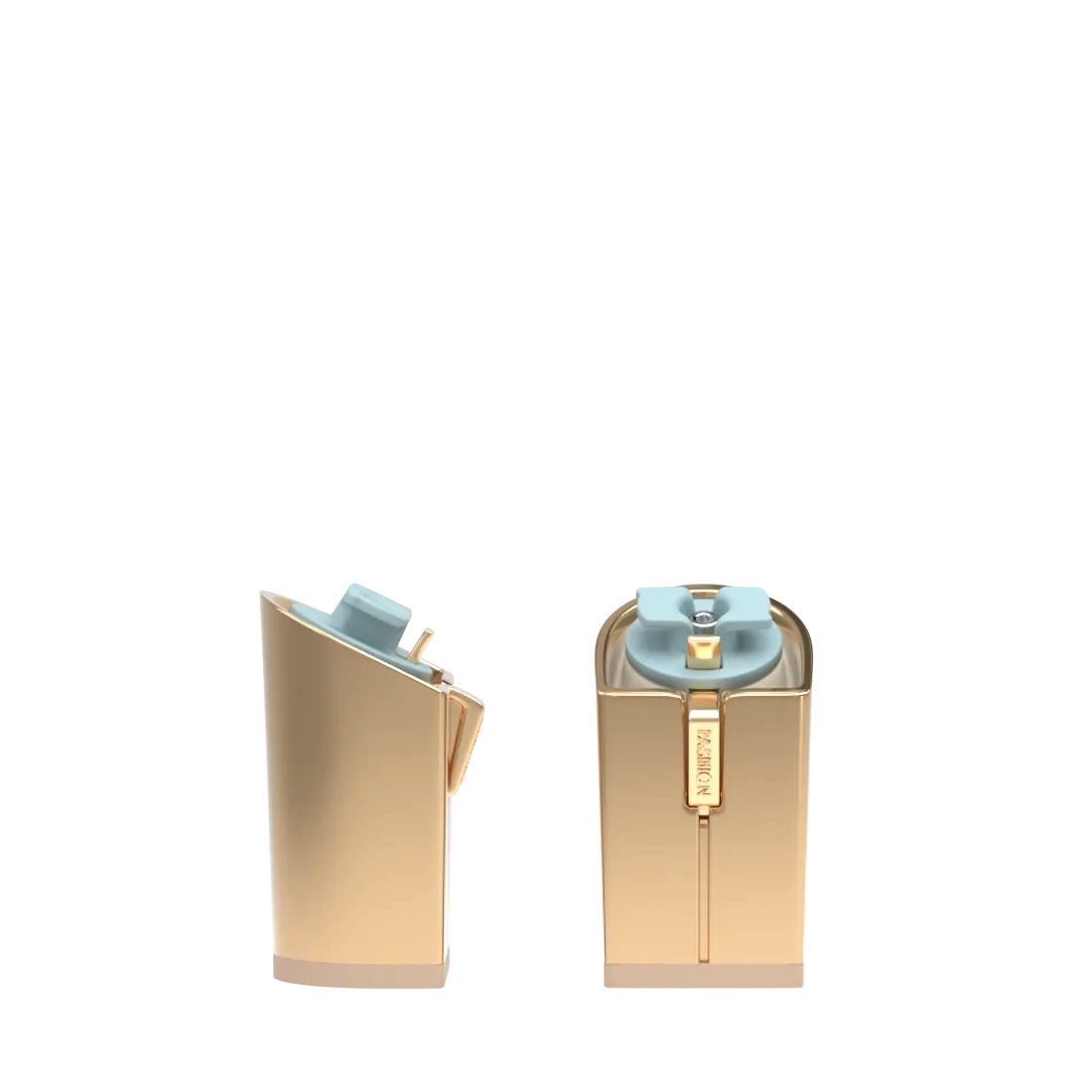 Block Heel Kit 4 Matte Gold