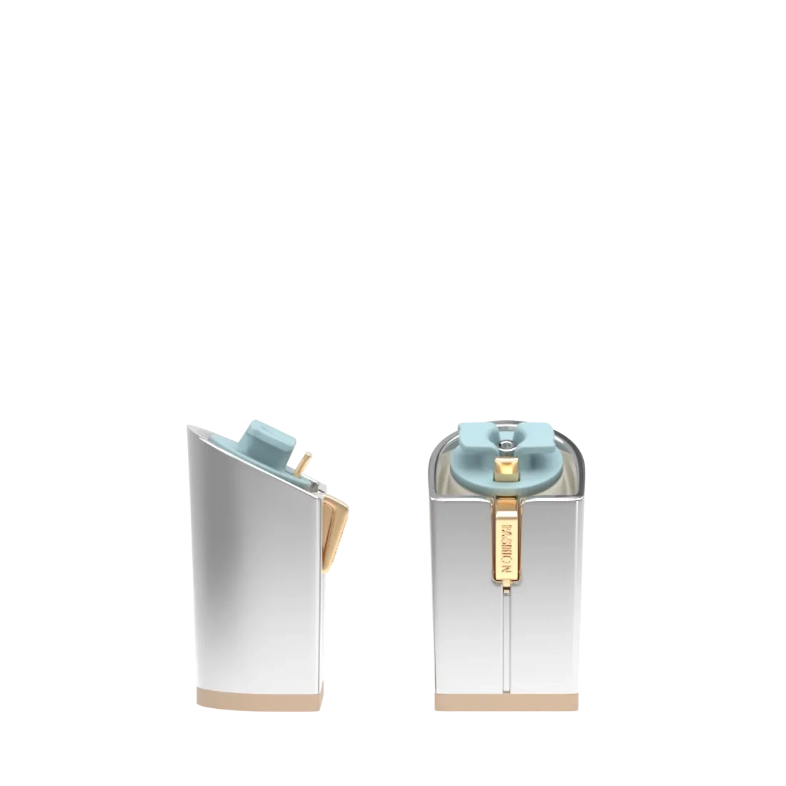 Block Heel Kit 4 Matte Silver