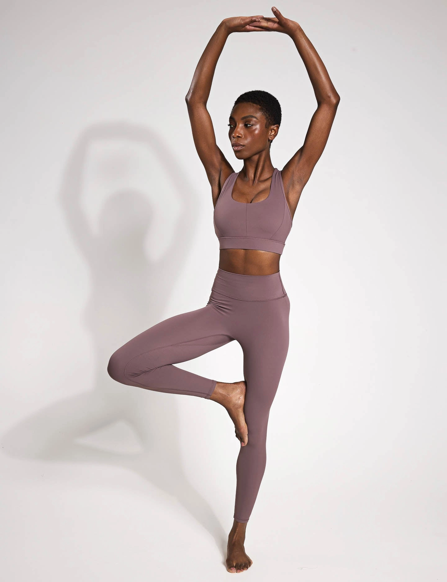 Chloe Cloud-Core Legging - Grape