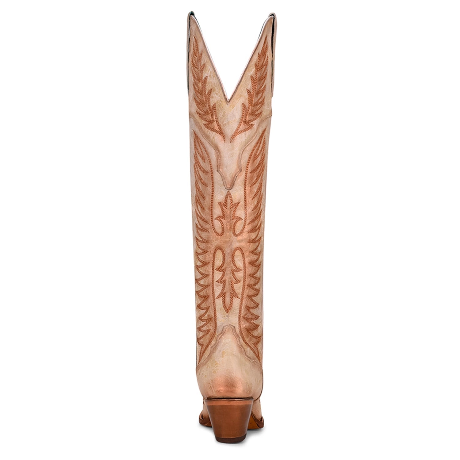 Corral Urban Womens Over-The-Knee Cowboy Boots Leather Beige