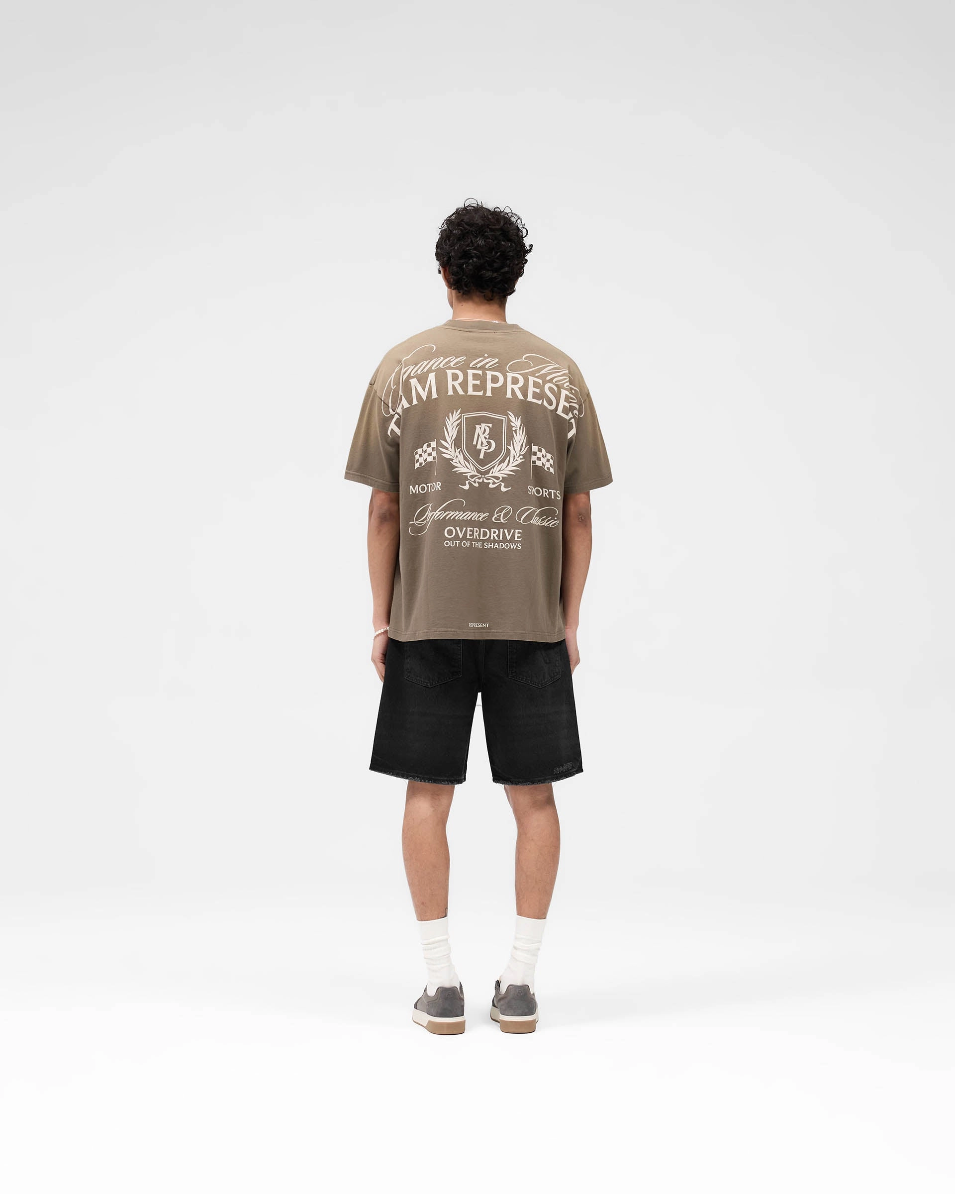 Crest T-Shirt - Dark Taupe