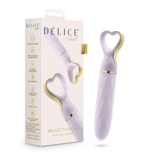Delice™ By Blush® | Heartthrob Silicone Bullet Vibrator With Heart-Shaped Handle – Lavender Love