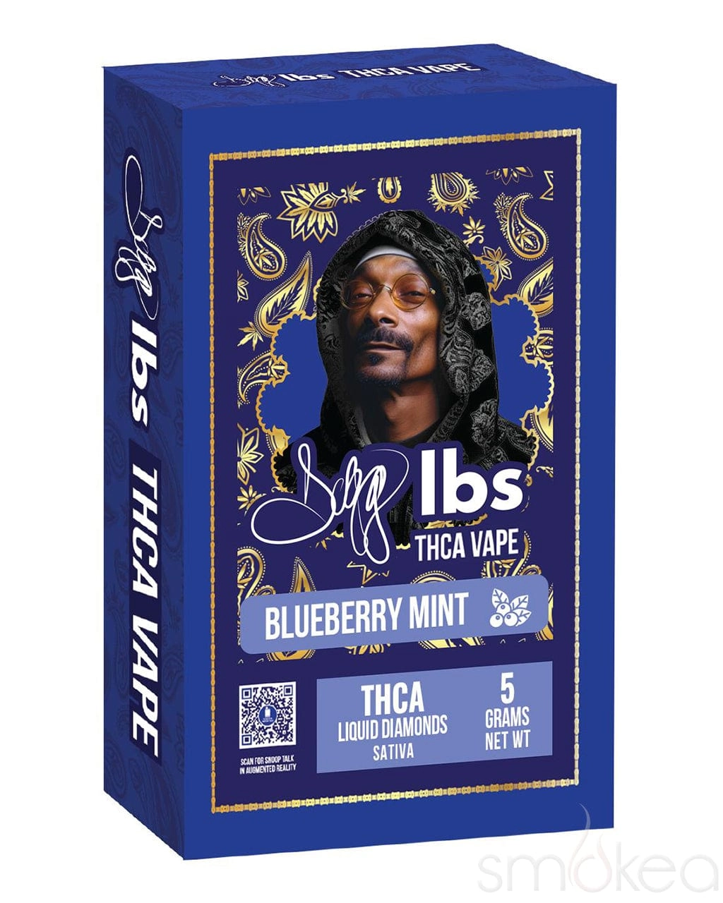 Dogg lbs 5g THCA Liquid Diamonds Vape - Blueberry Mint