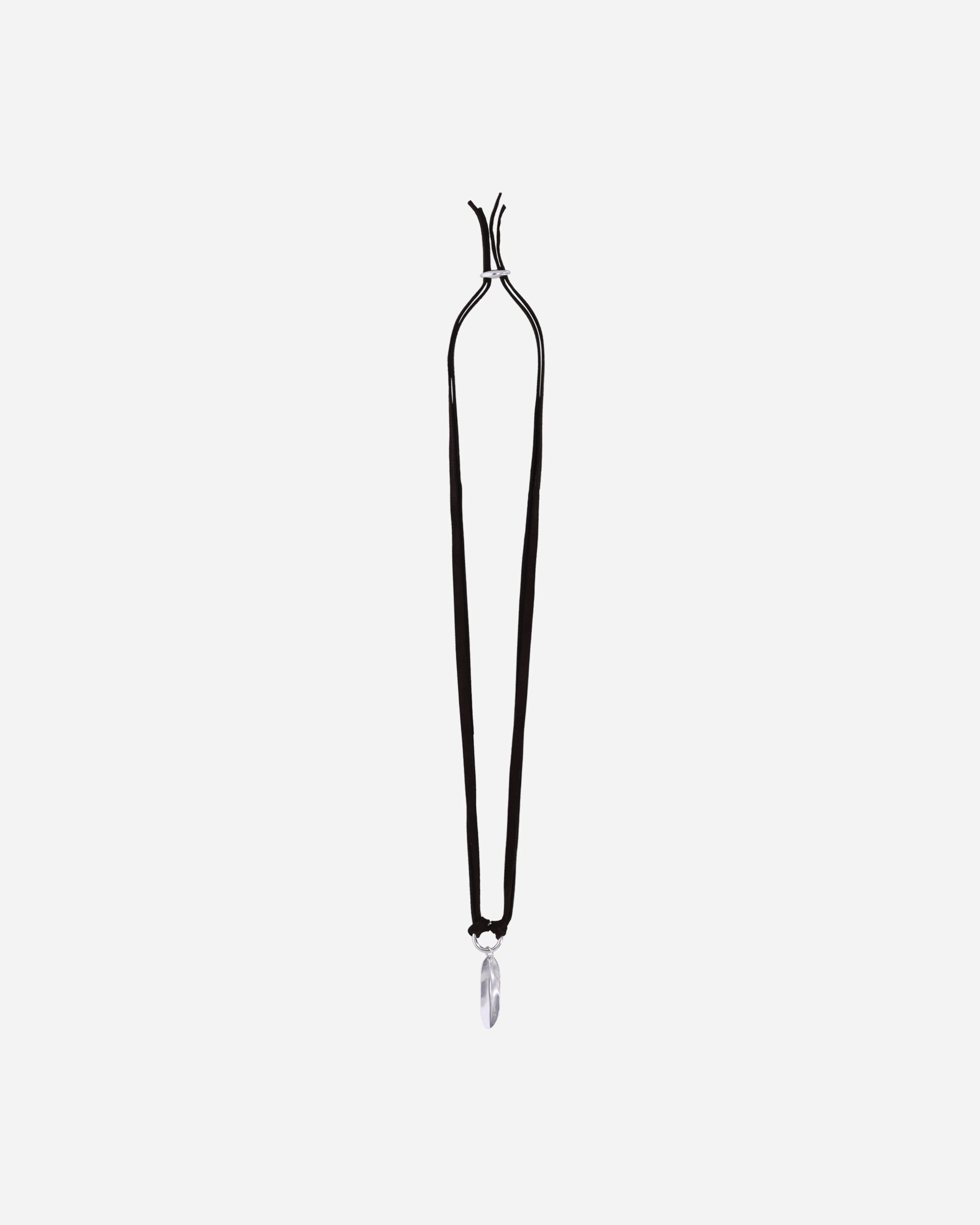 Feather Necklace Stone Grey