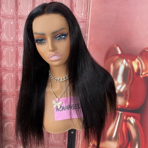 FLASH SALE |  20 Inches Straight Natural Black 9X6 Wear&Go  Skinlike HD Lace Wig