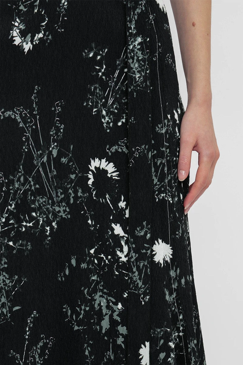 Kimono Sleeve Printed Dress