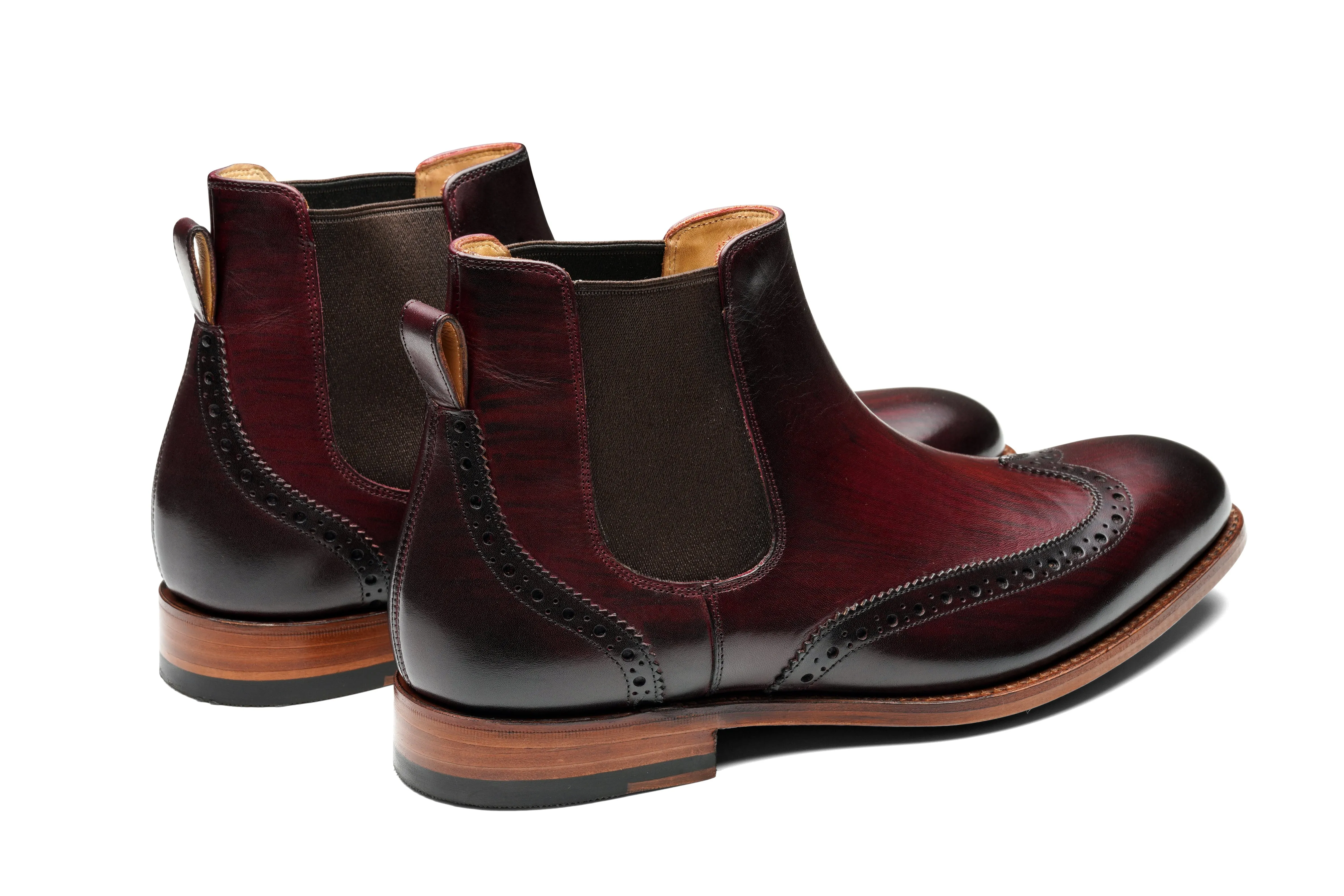 Mersey - Burgundy Hand Patina