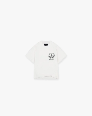 Mini Crest T-Shirt - Flat White