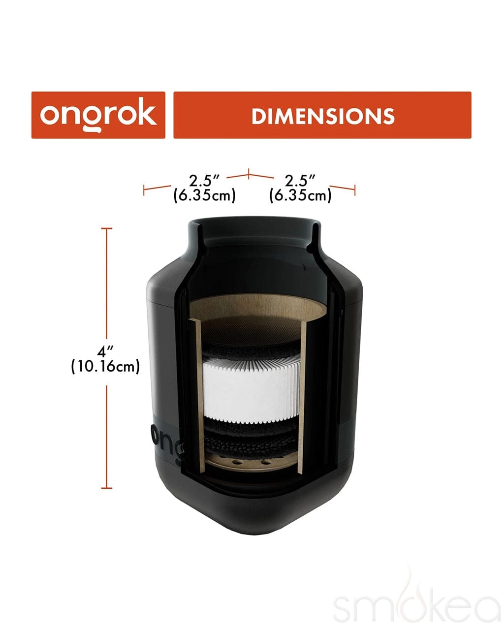 ONGROK Personal Air Filter w/ Replaceable Cartridges