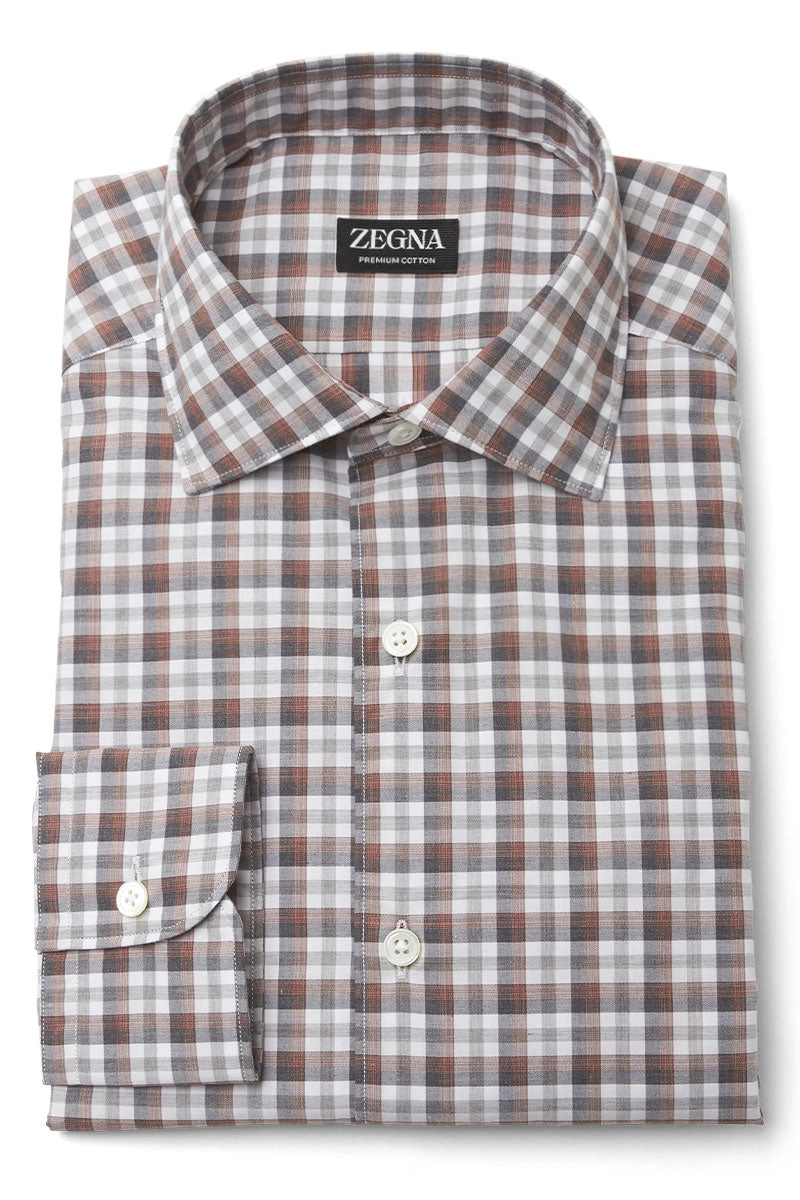 Premium Cotton Check Shirt