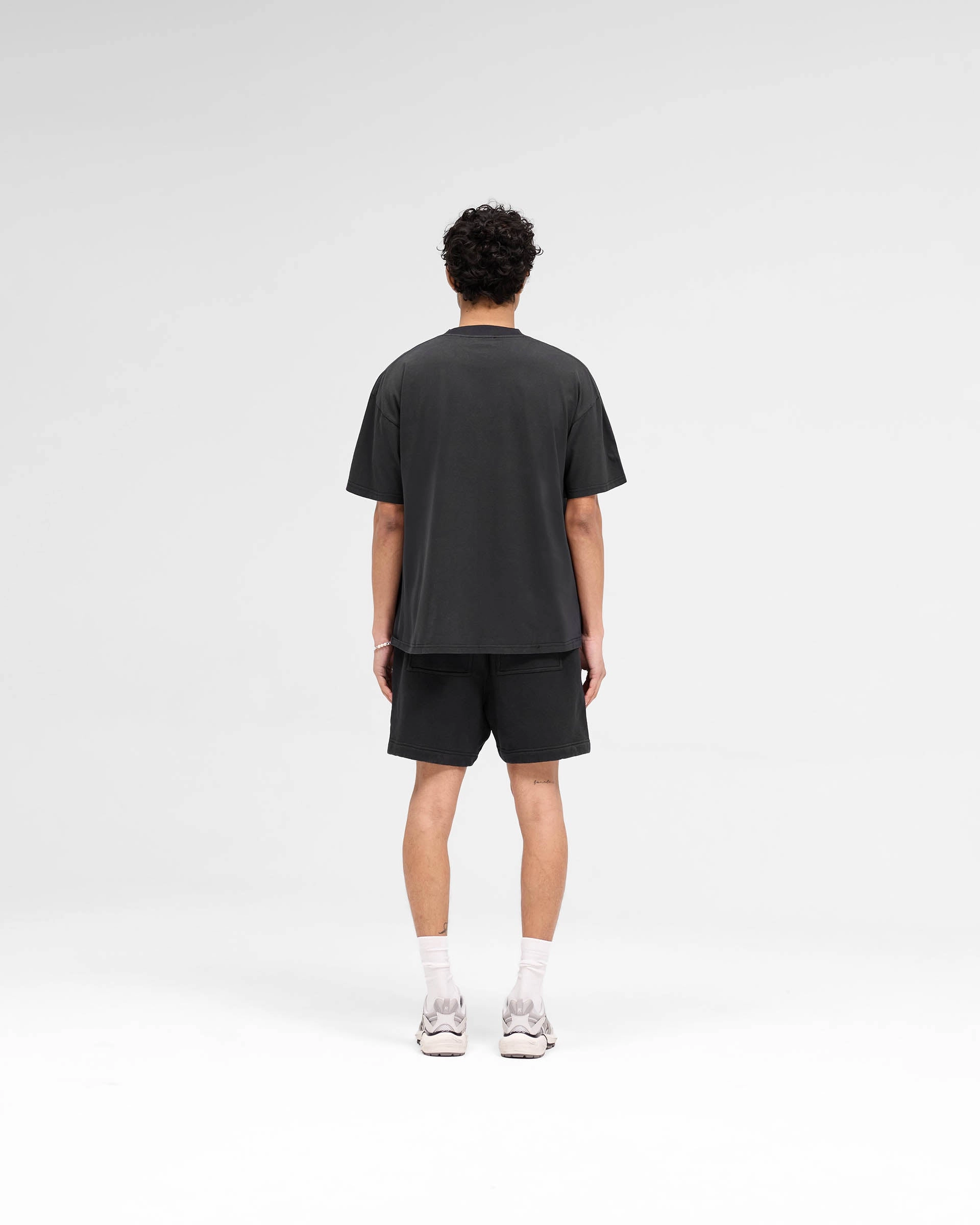 Rep Applique Shorts - Off Black