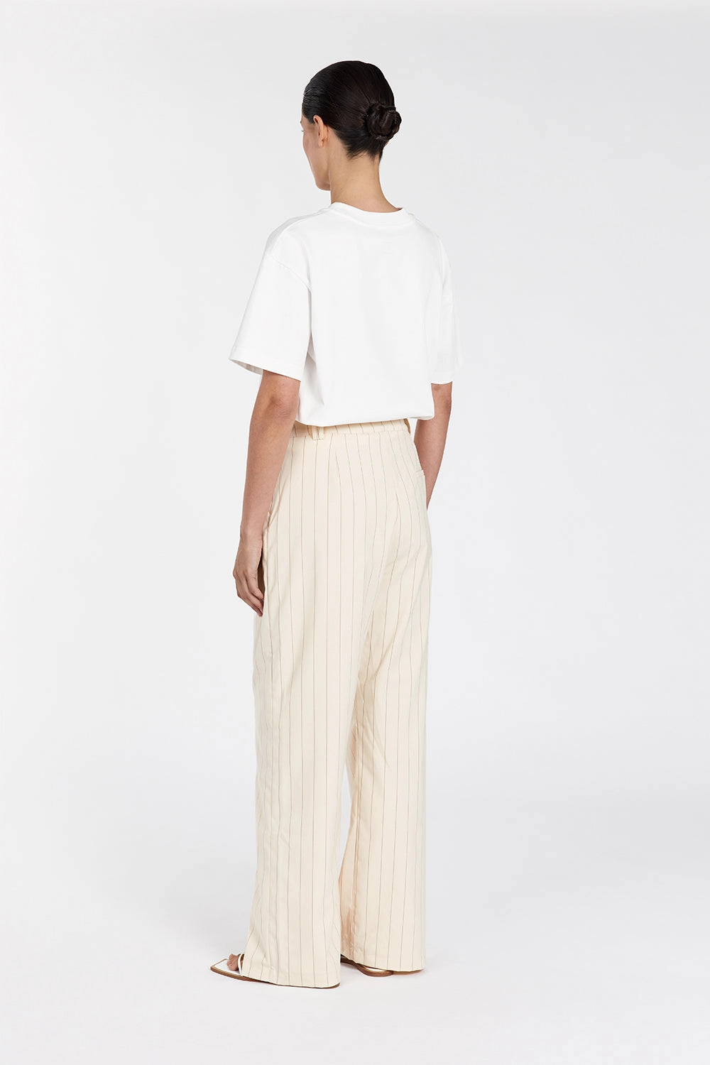 SANDER CREAM STRIPE PANT