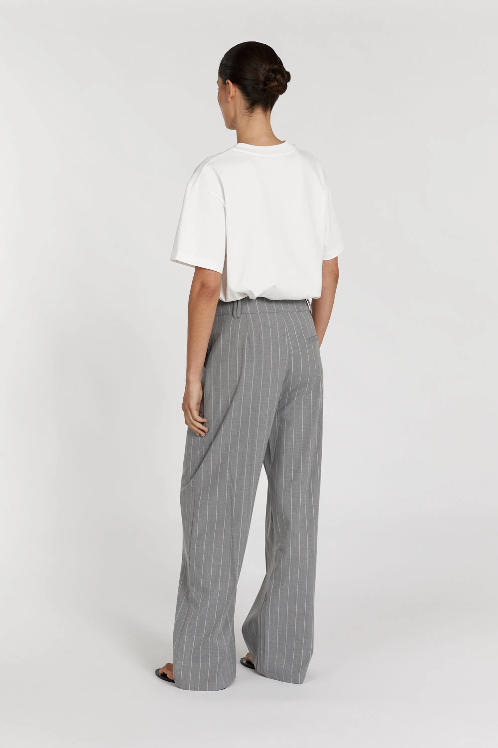 SANDER SILVER STRIPE PANT