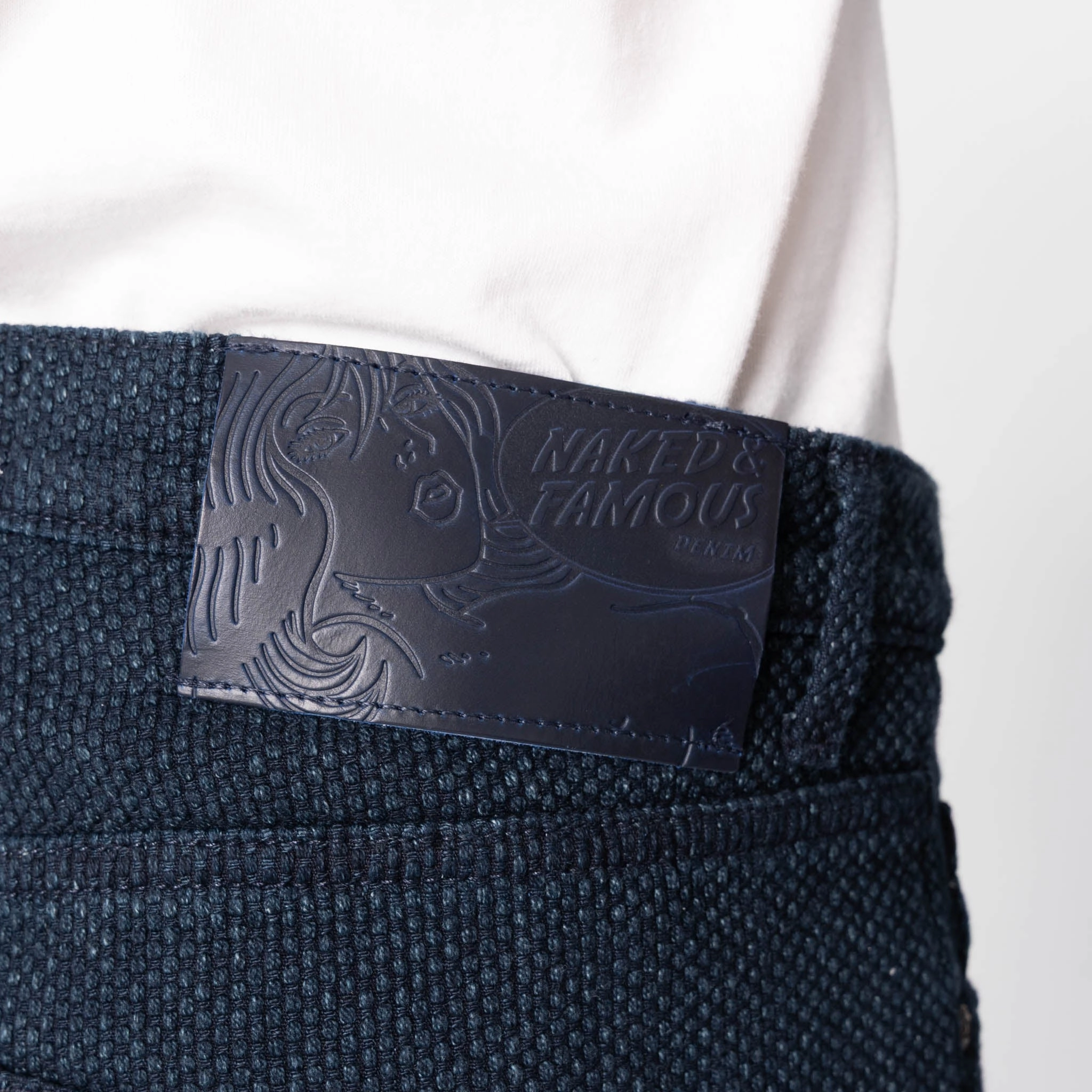 Strong  Guy - Indigo Sashiko
