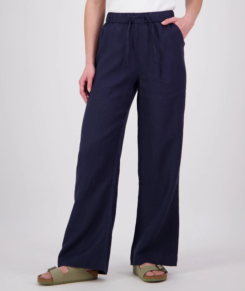 Swanndri Seascape V2 Linen Pant Navy