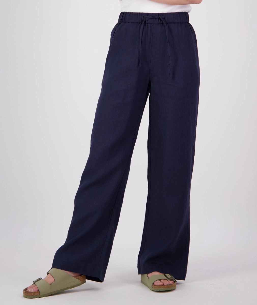 Swanndri Seascape V2 Linen Pant Navy