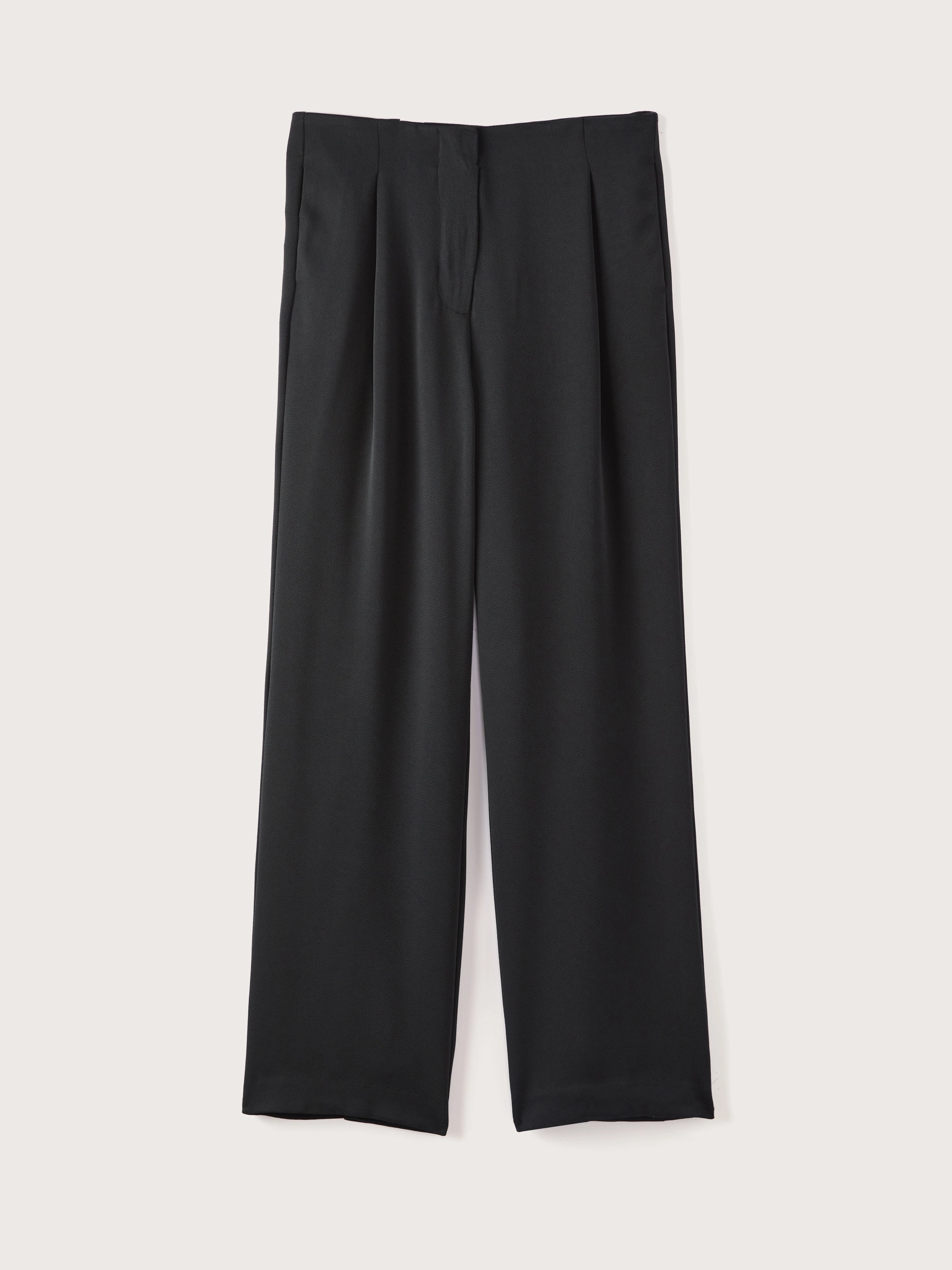 The Sally High Rise Wide Leg Pant in Black