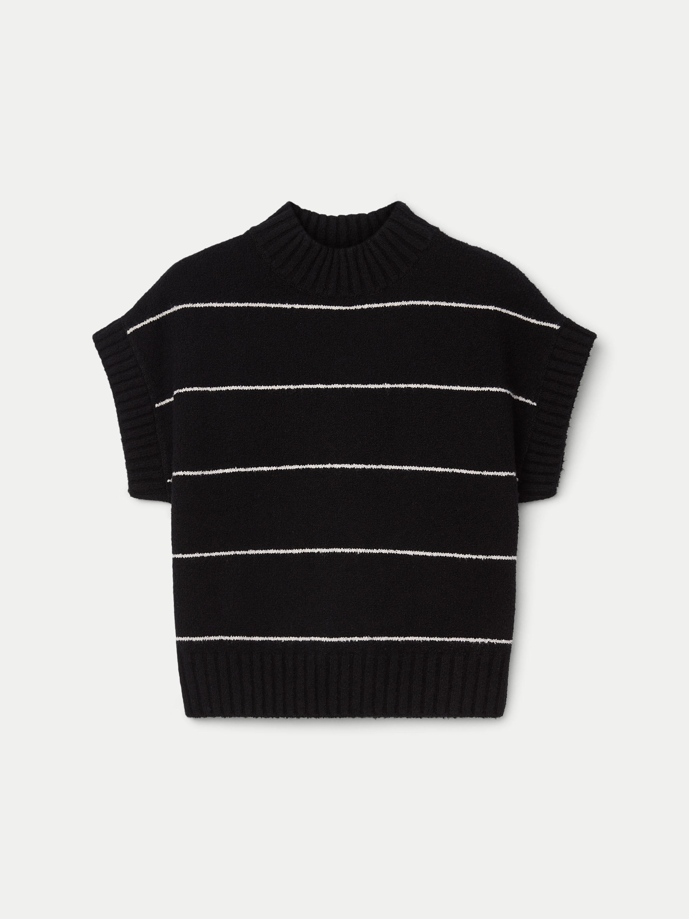 The Seawool® Sweater Vest in Black