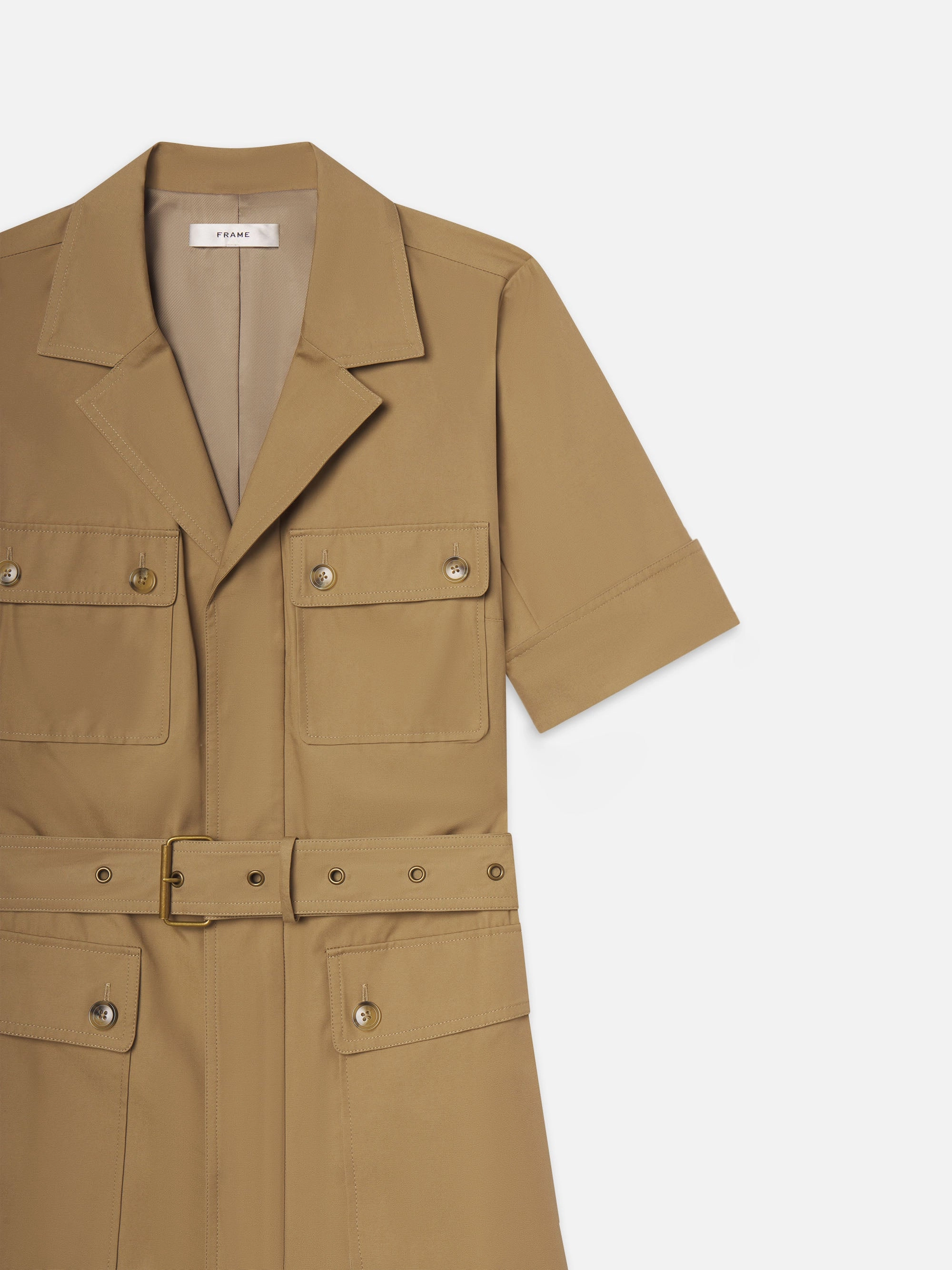 The Utility Dress -- Khaki Tan