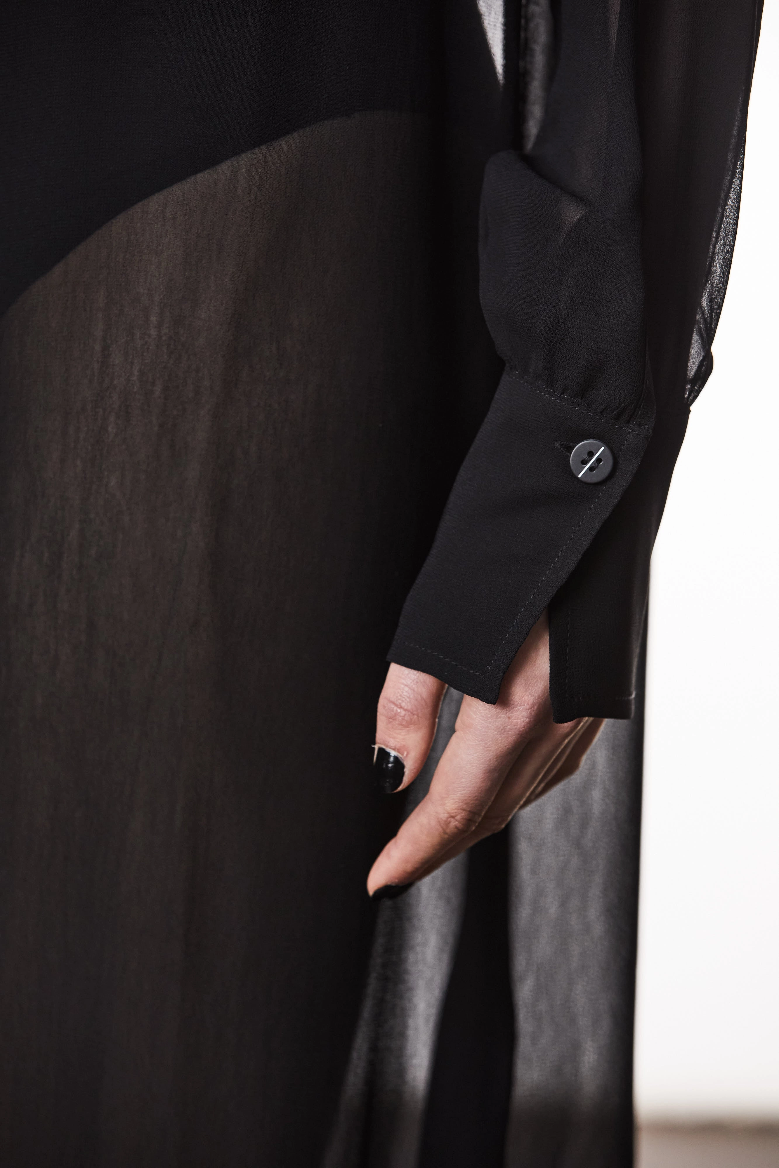 Thom Krom Sheer Dress - Black
