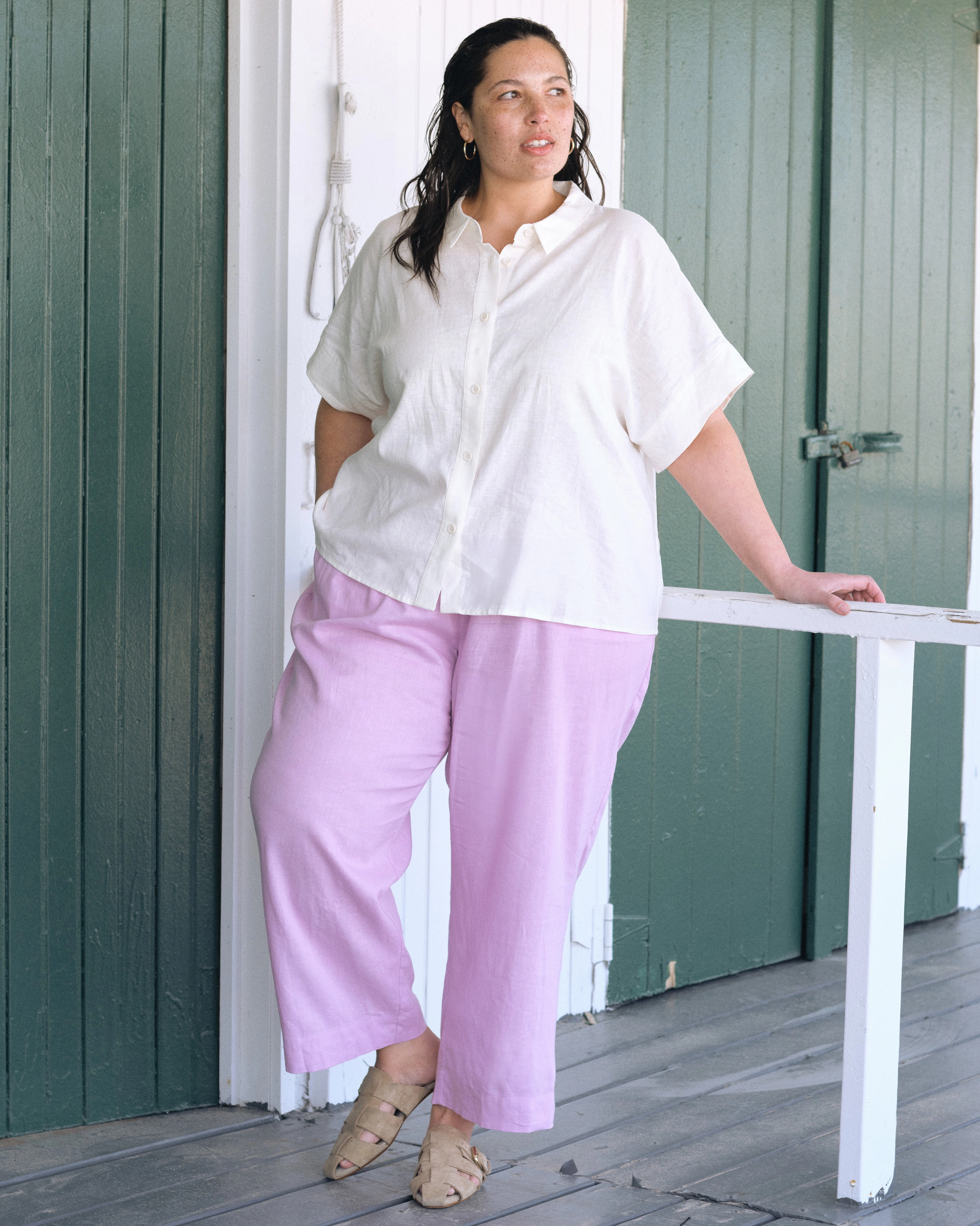 Tupelo Linen Shirt - White
