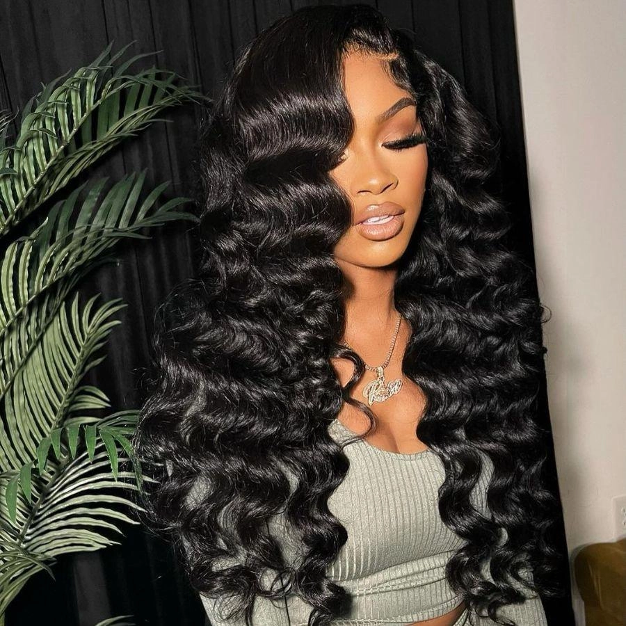 Upgrade Pre Everything 13X6 Lace Front Wigs Loose Wave Wear & Go Pre Max Wig