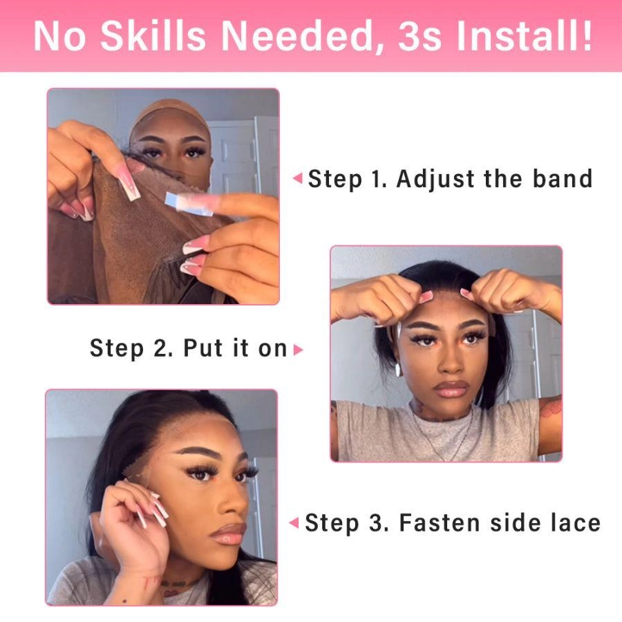 Upgrade Pre Everything 13X6 Lace Front Wigs Loose Wave Wear & Go Pre Max Wig
