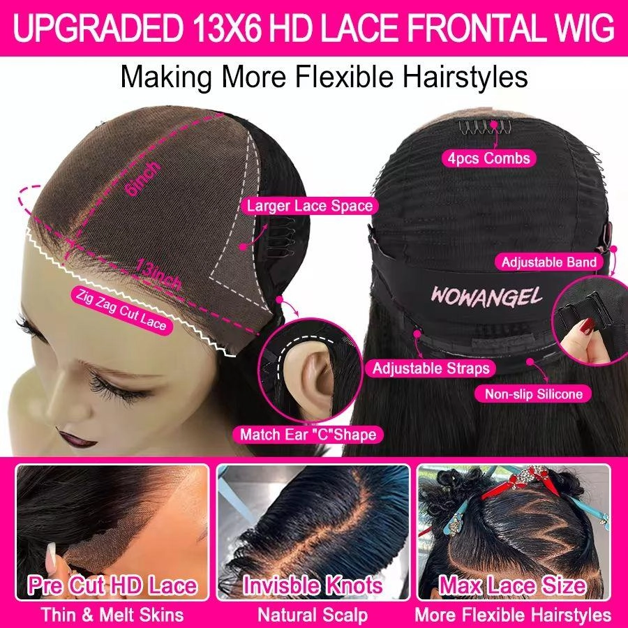 Upgrade Pre Everything 13X6 Lace Front Wigs Loose Wave Wear & Go Pre Max Wig