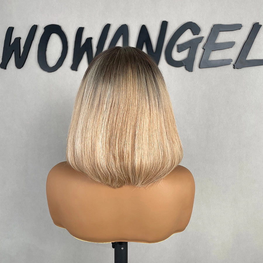 Upgrade Wear & Go Glueless Ombre Bob Wig 5x5 Straight HD Lace Closure Wig