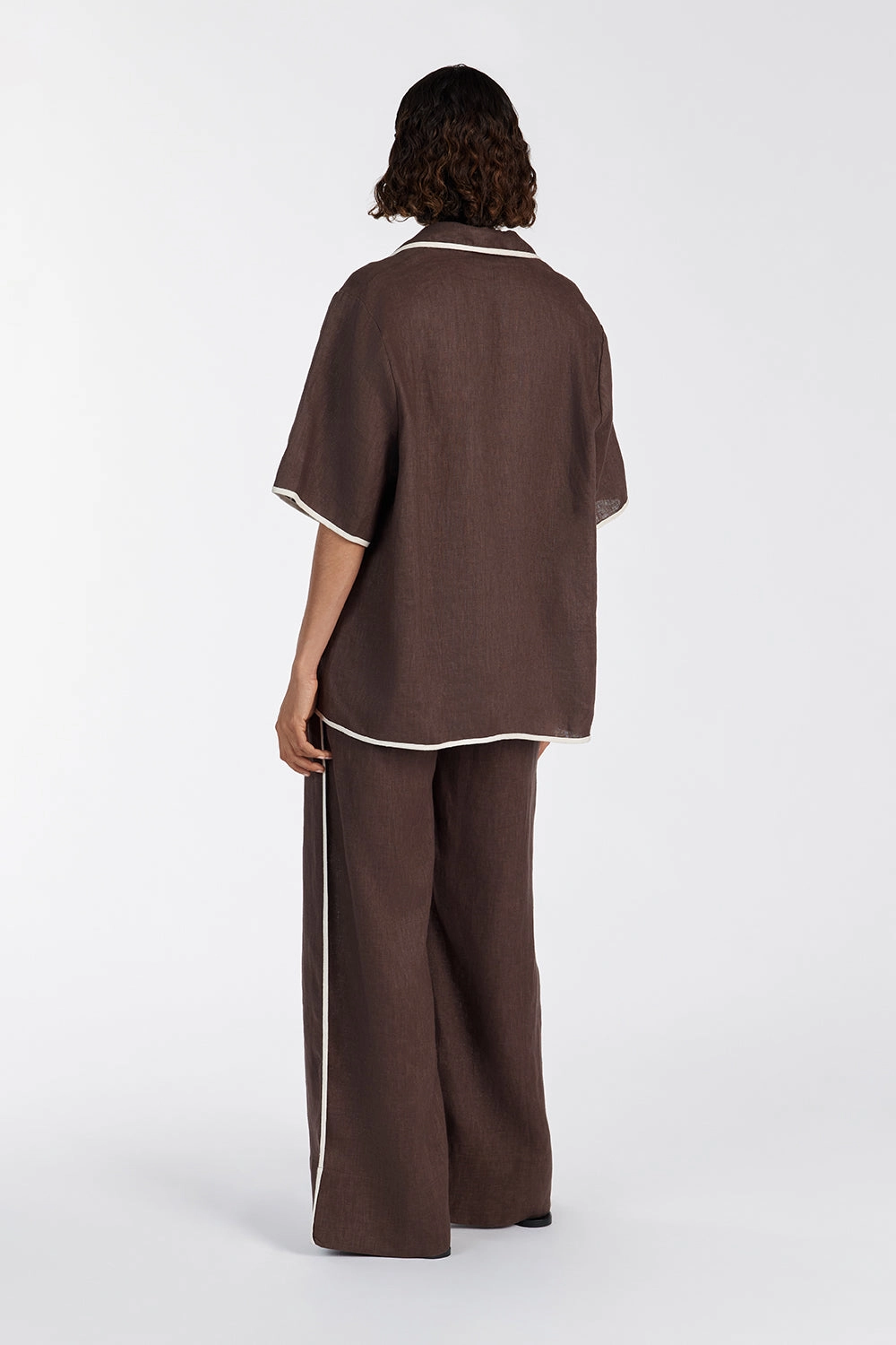 VON CHOC LINEN PANT