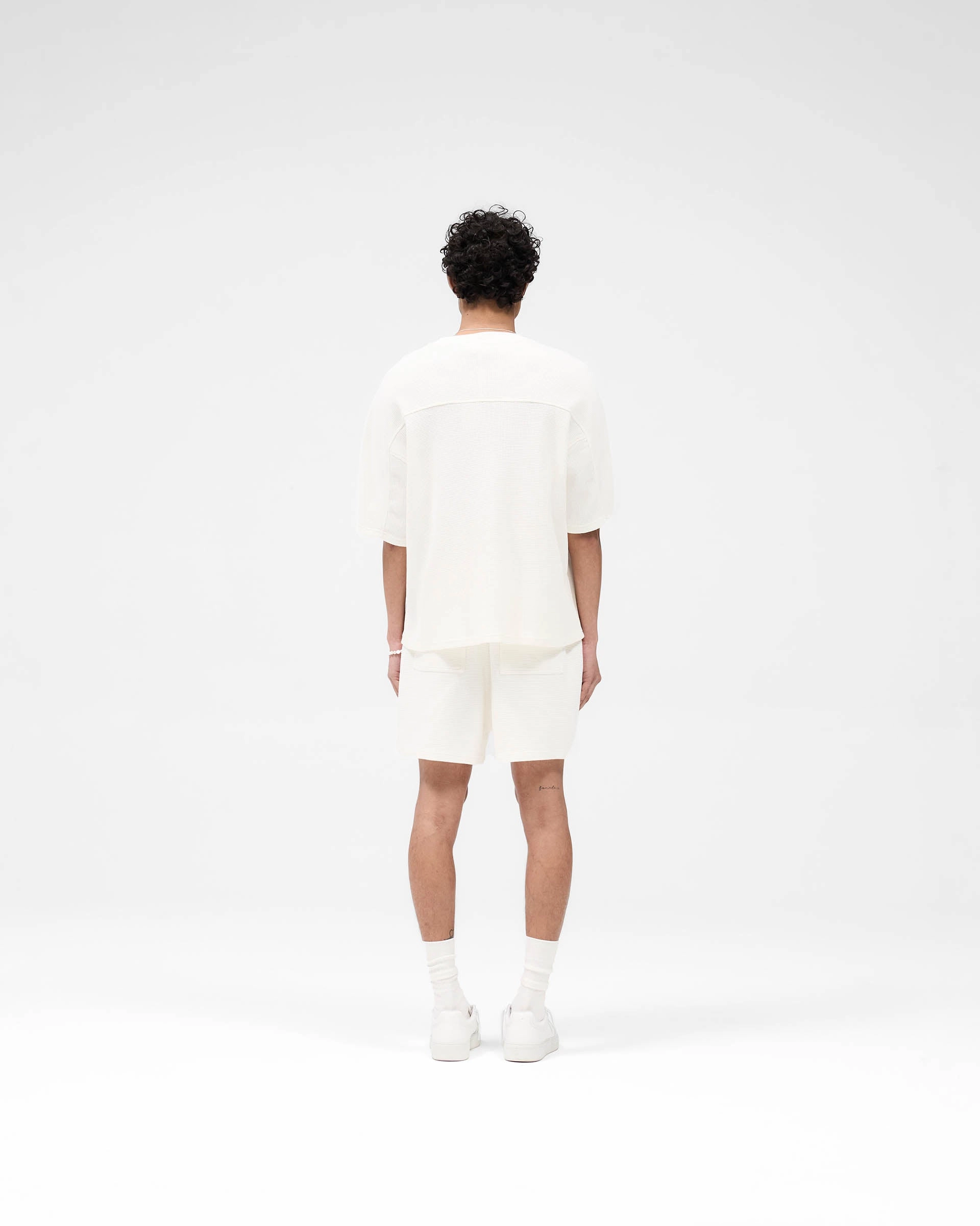 Waffle Shorts - White