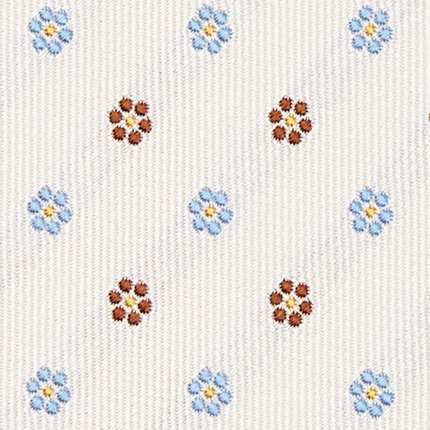 WHITE SARTORIAL JACQUARD SILK TIE