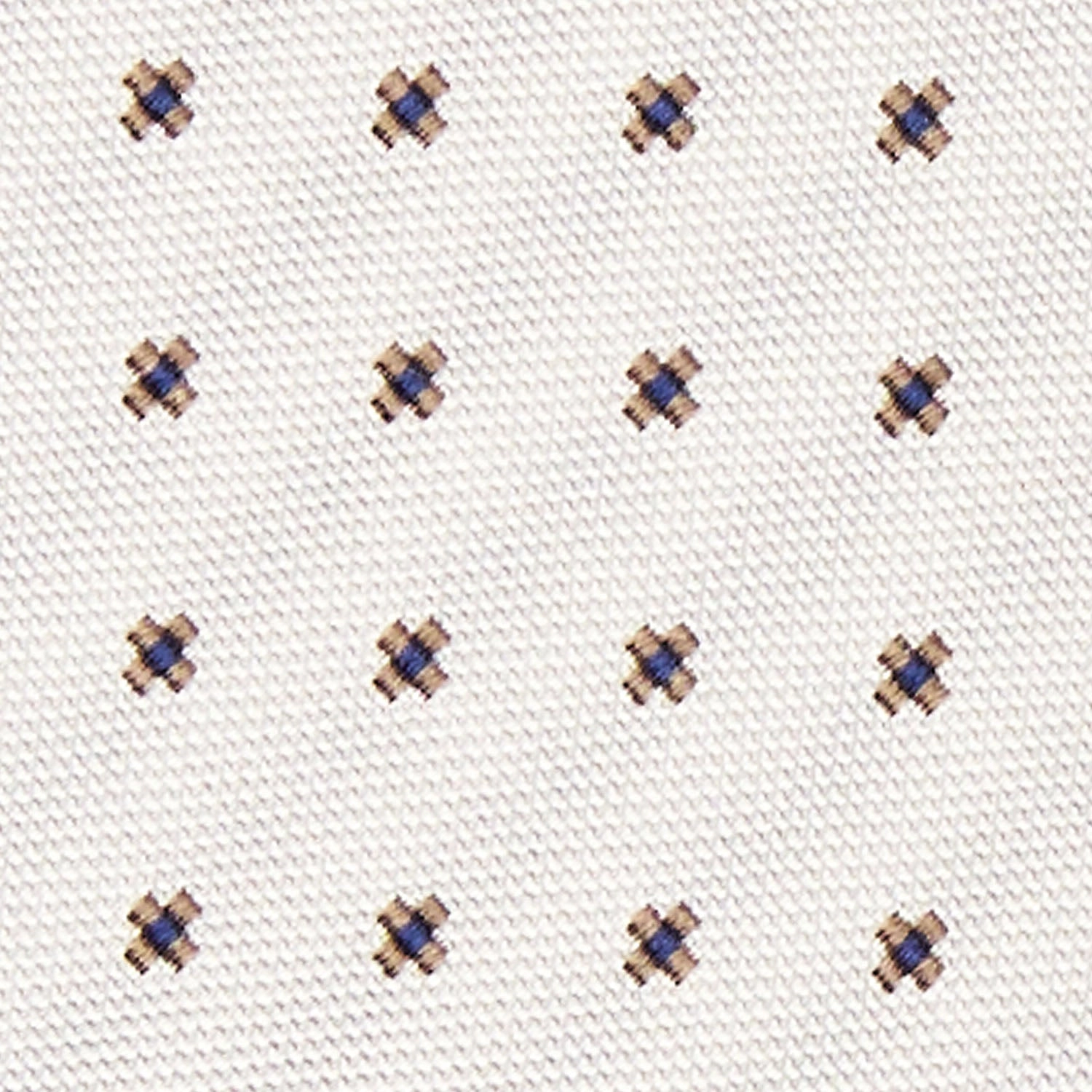 WHITE SARTORIAL JACQUARD SILK TIE