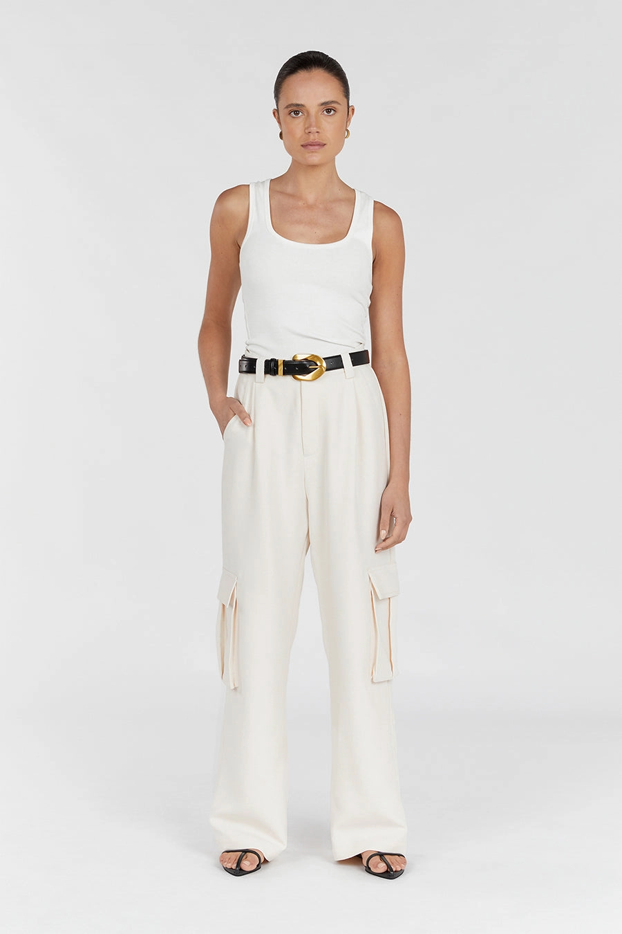 WILLA CREAM CARGO PANT