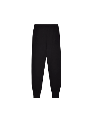 Womens DNA Regenerative Merino Wool Track Pants—black
