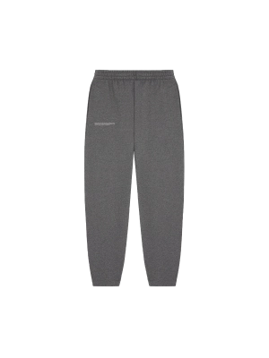 Womens Reclaimed Cotton Barrel-Leg Track Pants—reclaim charcoal