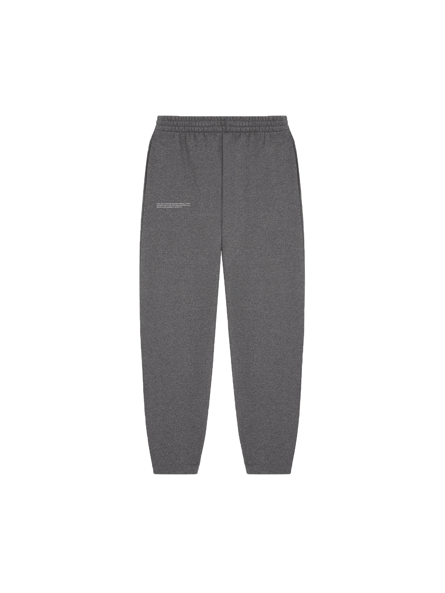 Womens Reclaimed Cotton Barrel-Leg Track Pants—reclaim charcoal
