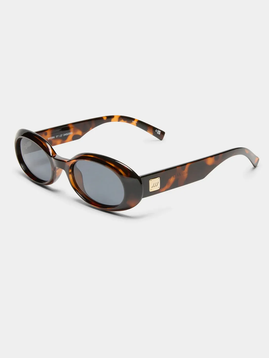 Work It! Sunglasses - Dark Tort