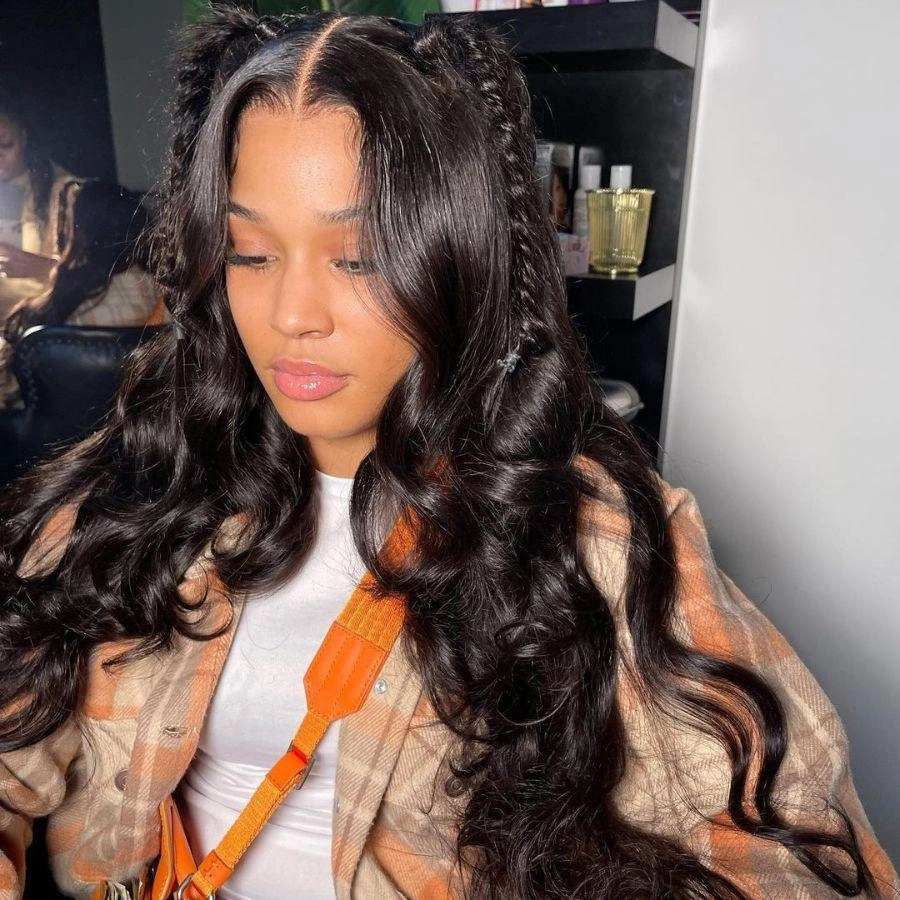 WOWANGEL 360 Invisible Strap HD Lace Wig Body Wave Pre Plucked Clean Hairline