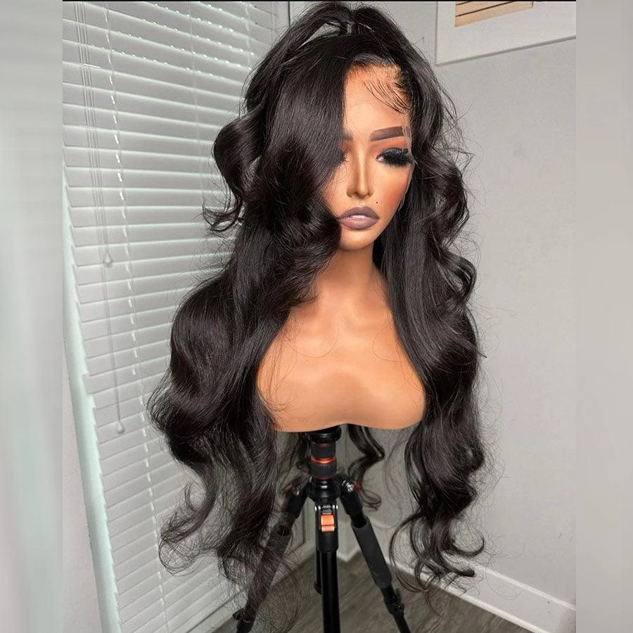 WOWANGEL 360 Invisible Strap HD Lace Wig Body Wave Pre Plucked Clean Hairline