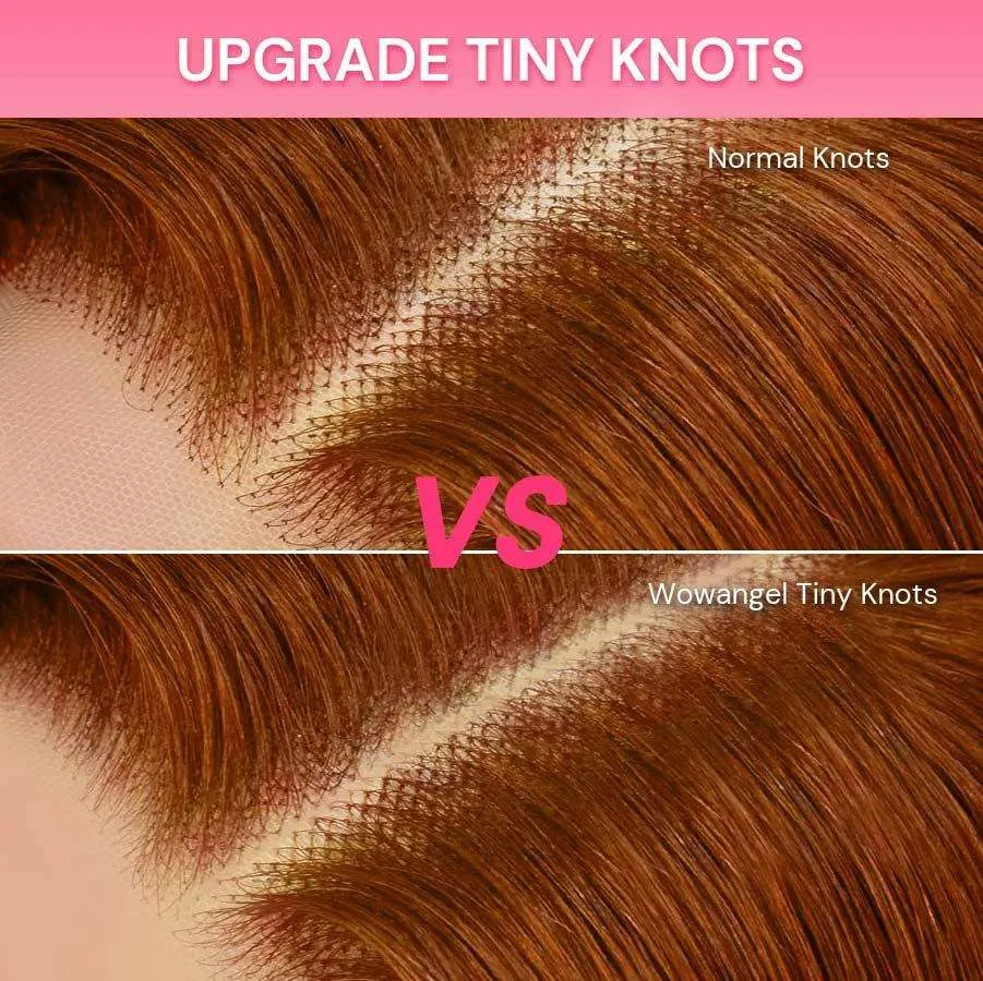 WOWANGEL 9X6 Wear Go Glueless Wig Ginger Color HD Lace Wigs Body Wave